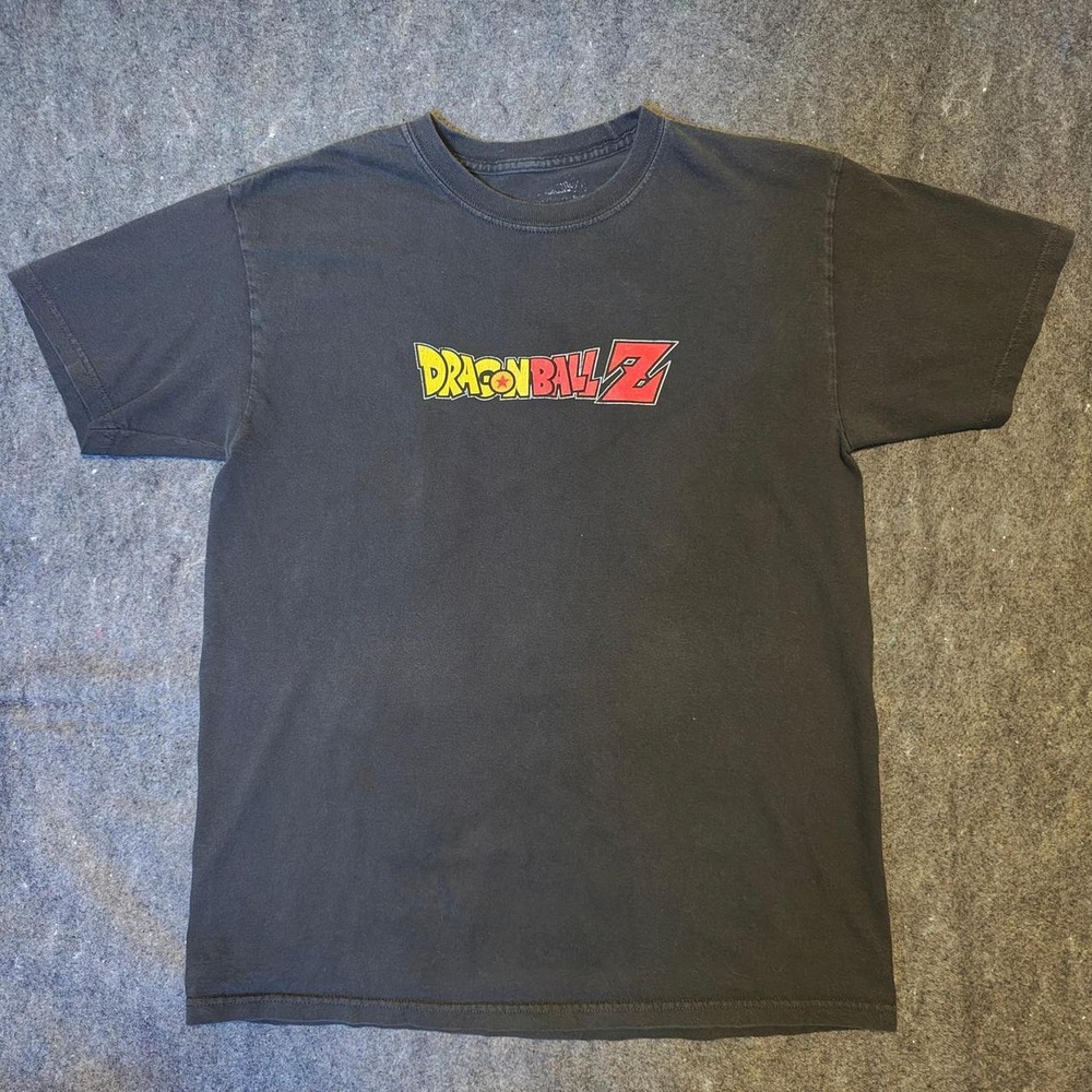 Dragon Ball Z Mens Goku Graphic T-Shirt Black Cotton Size M Anime Tee